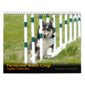 Calendrier d'agilité de corgi de Gallois de (Protection)