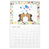 Calendrier d'Airedale Terrier (Jan 2027)
