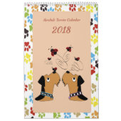 Calendrier d'Airedale Terrier (Protection)
