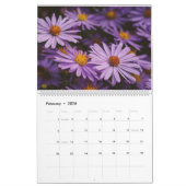 Calendrier Daisy mauve magenta photo grands-parents Calendrie (Feb 2026)