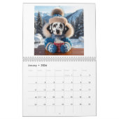 Calendrier Dalmatien La Vie Posée (Jan 2026)