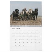 Calendrier d'amis de cheval de trait (Mar 2026)