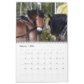 Calendrier d'amis de cheval de trait (Feb 2026)