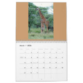 Calendrier d'amour de la Girafe 2014 (Mar 2026)