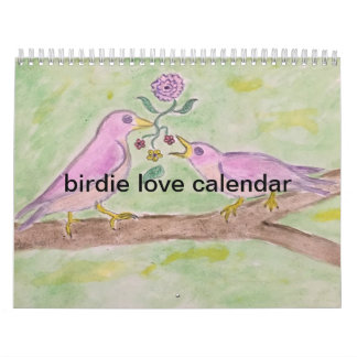 calendrier d'amour des oiseaux
