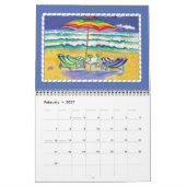 Calendrier d'amusement à retourner (Feb 2027)