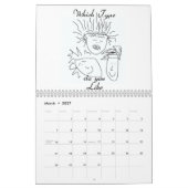 Calendrier d'amusement de collection de faces les (Mar 2027)