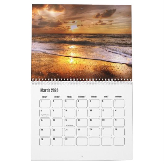 Calendrier Danemark (Mar 2026)