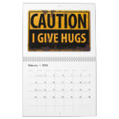 Calendrier DANGER SIGNES Drôle Avertissement Attention Signal (Feb 2026)