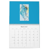 Calendrier d'anges : Dessins en pastel Uncropped (Mar 2027)