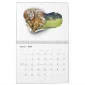 Calendrier d'animaux (Mar 2027)