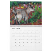 Calendrier d'animaux de ferme (Mar 2026)