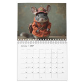 Calendrier d'animaux déguisés 2026 (Jan 2027)