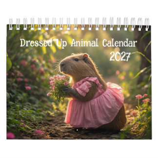 Calendrier d'animaux déguisés 2027