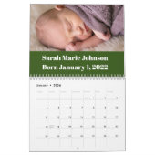 Calendrier d'anniversaire familial personnalisé (Jan 2026)