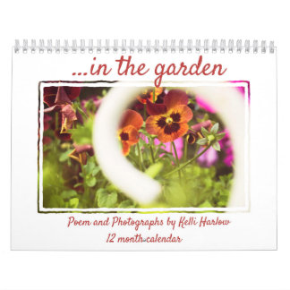 Calendrier ...Dans le jardin - Poème et photos de fleurs