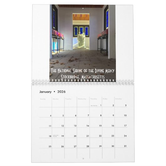 Calendrier Dans Mes pas : Voyage routier aux États-UnisCalend (Jan 2026)