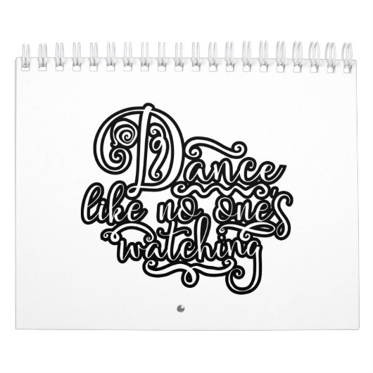 Calendrier Danse comme personne ne regarde le coach de danse (Protection)
