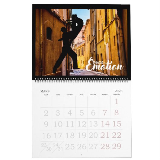 Calendrier Danse Emotion - 02 (Mar 2026)