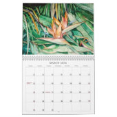 Calendrier d'aquarelle par Sandra Shelton Campbell (Mar 2026)