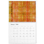 Calendrier d'art abstrait (Feb 2026)
