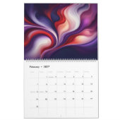 Calendrier d'art Abstrait Allure 2026 (Feb 2027)