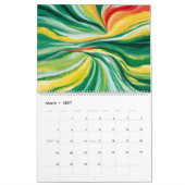 Calendrier d'art Abstrait Allure 2026 (Mar 2027)