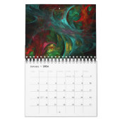 Calendrier d'art Abstrait moderne 2025 (Jan 2026)