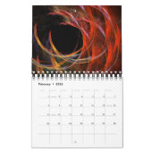Calendrier d'art Abstrait moderne 2025 (Feb 2026)