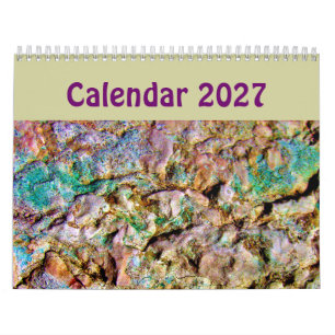 Calendrier d'art abstrait unique 2023 Fond
