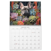 Calendrier d'art Bulldog 2026 (Jan 2027)