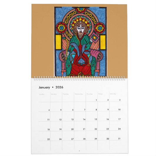 CALENDRIER D'ART CELTIQUE (Jan 2026)