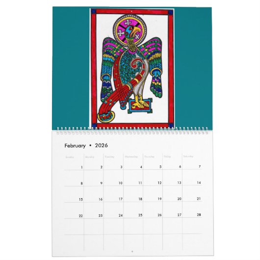 CALENDRIER D'ART CELTIQUE (Feb 2026)
