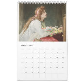 Calendrier d'art classique Ophélie (Mar 2027)
