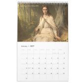Calendrier d'art classique Ophélie (Jan 2027)