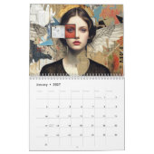 Calendrier d'art d'ange moderne 2027 (Jan 2027)