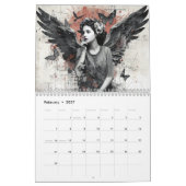 Calendrier d'art d'ange moderne 2027 (Feb 2027)