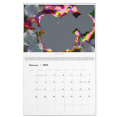CALENDRIER d'ART de 2017 abstractions de Digitals (Feb 2026)
