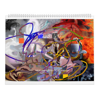 CALENDRIER d'ART de 2017 abstractions de Digitals