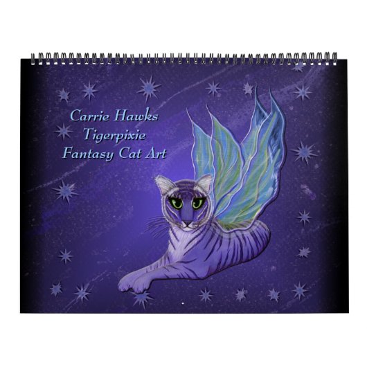 Calendrier d'art de chat d'imaginaire. Chats (Protection)