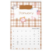 Calendrier d'art de chat mignon lumineux (Jan 2027)