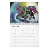 Calendrier d'art de dragon (Mar 2026)