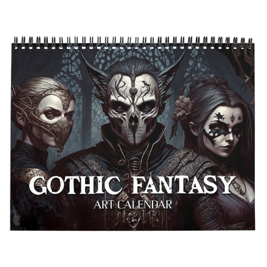 Calendrier d'art de fantasy gothique 2027 (Protection)