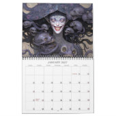 Calendrier d'art de fantasy sombre des démonesses (Jan 2027)