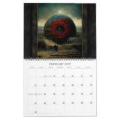 Calendrier d'art de fantasy sombre Eldritch Lands (Feb 2027)