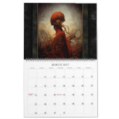 Calendrier d'art de fantasy sombre Eldritch Lands (Mar 2027)