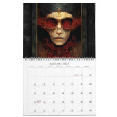 Calendrier d'art de fantasy sombre Eldritch Lands (Jan 2027)