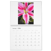 Calendrier d'art de fleur par art de Sacha Grossel (Jan 2026)