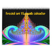 calendrier d'art de fractale de 18 mois (Protection)