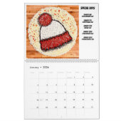 Calendrier d'art de la pizza 2023 (Jan 2026)